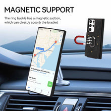 Load image into Gallery viewer, Luxurious Leather Card Holder Magnetic Bracket Anti-fall Protective Phone Case For Samsung Galaxy
