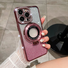 Load image into Gallery viewer, Glitter Diamond Magnetic Magsafe Ring Holder Case for iPhone
