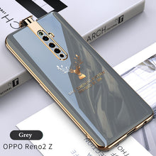 Load image into Gallery viewer, 2021 Luxury Deer Pattern Camera All-inclusive Electroplating Process Case For OPPO Reno 4 3 Pro R17 Pro Find X
