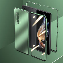 Load image into Gallery viewer, Samsung Galaxy Z Flip 3 Magnetic Brushed Metal Anti-fall Protective Cover For Galaxy Z Fold 3
