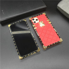 Load image into Gallery viewer, 2020 Luxury Square Plaid Case for iPhone
