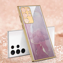 Load image into Gallery viewer, Luxury Plating Dear Pattern Camera All-inclusive Electroplating Process Case For Samsung Galaxy S22 Series pphonecover
