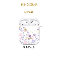 Load image into Gallery viewer, 2021 Fashion Flower Crystal  Bronzing Protective AirPods Case
