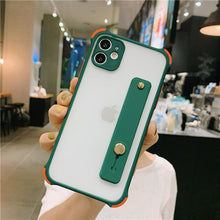 Load image into Gallery viewer, FLASH⚡SALE I 2021 Lovely Matte Stand Holder Clear Case For iPhone
