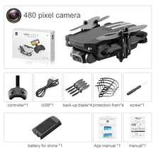 Load image into Gallery viewer, FLASH⚡SALE I 2021 New Mini Drone 4K 1080P HD Camera WiFi Fpv Air Pressure Altitude Hold Black And Gray Foldable Quadcopter RC Dron Toy
