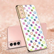 Load image into Gallery viewer, 2021 Luxury Deer Pattern Plating Anti-knock Protection Tempered Glass Case For Samsung S21 S21 Plus S21 Ultra
