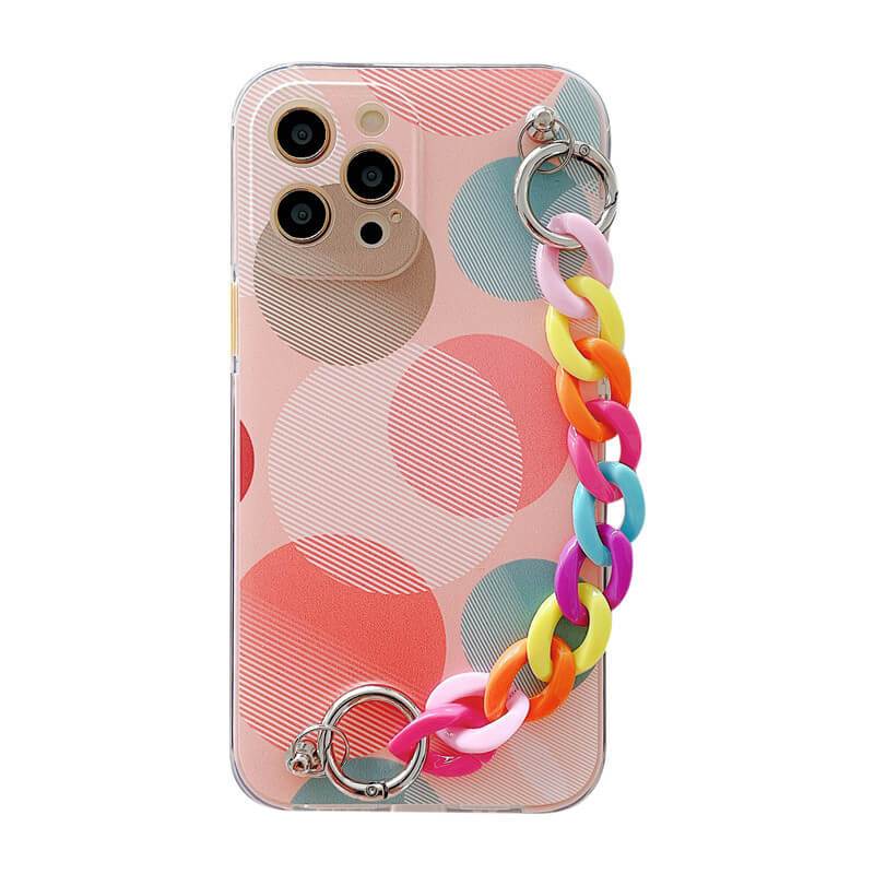 2021 Fashion Colorful Wristband Case For iPhone