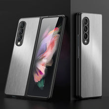 Load image into Gallery viewer, Samsung Galaxy Z Fold3 Fold4 Magnetic Brushed Metal Anti-fall Protective Cover
