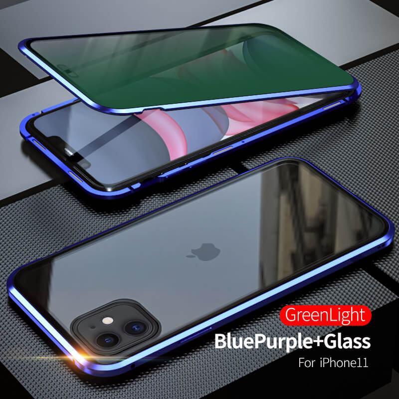 2020 Double-Sided Protection Anti-Peep Tempered Glass Cover For iPhone 11 Series