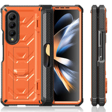 Load image into Gallery viewer, Newest Double-Cover Fold Mecha all-inclusive Rugged Phone Case For Galaxy Z Fold4 Fold3 Samsung Cases
