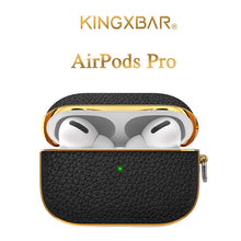 Load image into Gallery viewer, 2021 Luxury Genuine Leather Protective AirPods Pro Case
