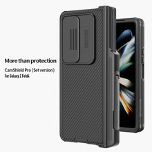 Load image into Gallery viewer, For Samsung Galaxy Z Fold 4 Case CamShield Pro Slide Camera Back Protector Cover Kickstand With S-Pen Pocket For Z Fold4
