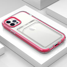 Load image into Gallery viewer, 2021 Fashion Transparent Anti-drop Cover With Card Slot For iPhone

