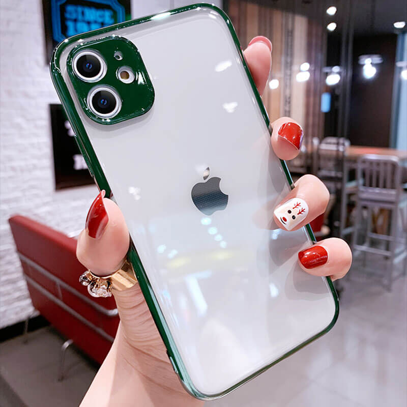 2021 Ins Anti-drop Transparent Ultra-thin Case For iPhone