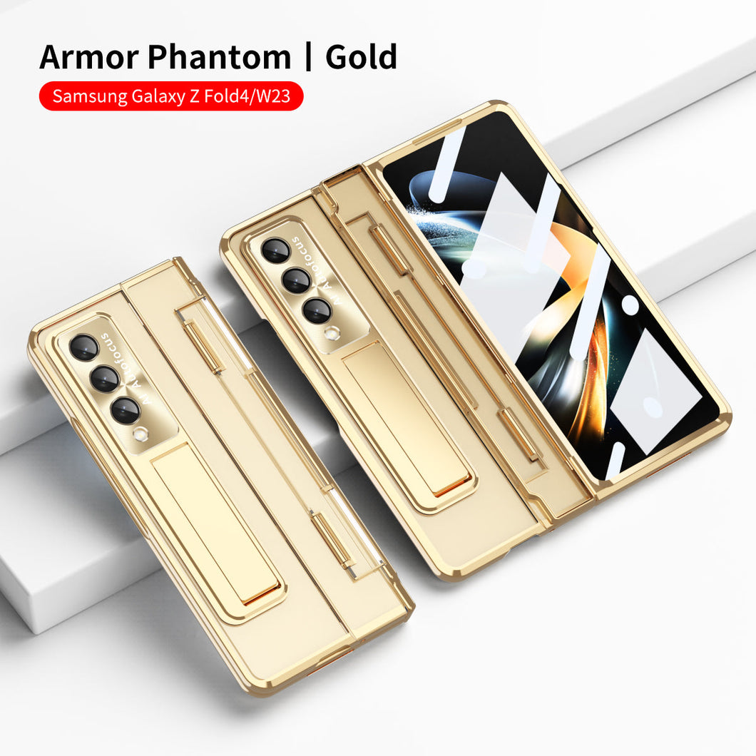 Enhanced Version of Armor Hinge Folding Magnetic Bracket Shell Case For Samsung Galaxy Z Fold3 Fold4 Fold5 5G