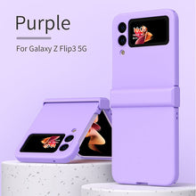 Load image into Gallery viewer, Macaron Color Armor Hinge Full Protective Cover For Samsung Galaxy Z Flip 3 5G
