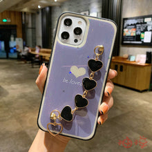Load image into Gallery viewer, 2021 Lovely Plating Heart Bracelet Case For iPhone 12 Pro Max 11 XS Max XR 7 8 Plus
