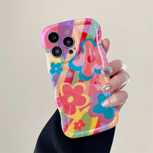 Load image into Gallery viewer, New Dopamine Graffiti Flower iPhone Case - mycasety2023 Mycasety
