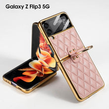 Load image into Gallery viewer, Creative Electroplating Diamond Protective Cover For Samsung Galaxy Z Flip 3 5G
