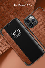 Load image into Gallery viewer, Luxury Crocodile Pattern Leather Smart View Flip Magnetic Kickstand Shockproof Cover For iPhone
