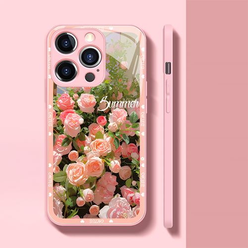 New Pink Rose iPhone Case - mycasety2023 Mycasety