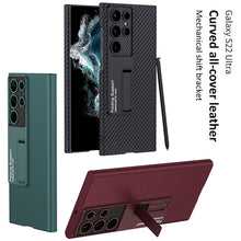 Load image into Gallery viewer, NEWEST Magnetic Holder Leather Case for Samsung Galaxy S22 S23 Ultra Plus 5G
