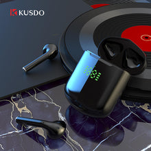 Load image into Gallery viewer, KUSDO TWS Wireless Headphones Led HiFi Stereo Earbuds Bluetooth Earphone For Android And iOS
