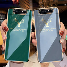 Load image into Gallery viewer, 2021 Luxury Plating Deer Pattern Phone Case For Samsung A80
