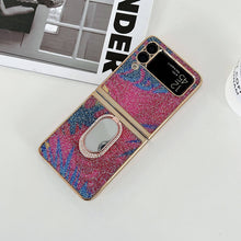 Load image into Gallery viewer, Shining Diamond Mirror Ring Protective Cover For Samsung Galaxy Z Flip 3 5G pphonecover
