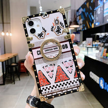 Load image into Gallery viewer, 2021 Luxury Square Retro Pattern Case For iPhone
