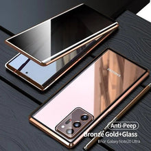 Load image into Gallery viewer, Samsung Magnetic Double-Sided Protection Tempered Glass Phone Case
