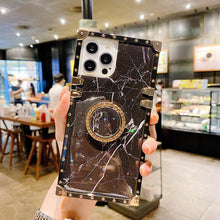 Load image into Gallery viewer, 2021 Luxury Brand Marble Glitter Square Case For Samsung

