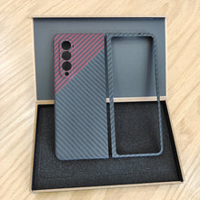 Load image into Gallery viewer, Kevlar Carbon Fiber Phone Case For Samsung Galaxy Z Fold 3 &amp; Z Flip 3 5G
