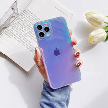 Load image into Gallery viewer, 2021 Laser Rainbow Transparent Soft Case For iPhone &amp; Samsung
