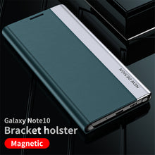 Load image into Gallery viewer, Samsung Galaxy Flip Case Luxury Magnetic Leather Kickstand Shockproof Cover
