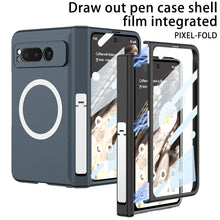 Load image into Gallery viewer, Magnetic Magsafe All-inclusive Invisible Bracket Phone Case For Google Pixel Fold With Back Screen Protector
