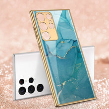Load image into Gallery viewer, Luxury Plating Dear Pattern Camera All-inclusive Electroplating Process Case For Samsung Galaxy S22 Series pphonecover
