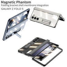 Load image into Gallery viewer, Magnetic Hinge Invisible Bracket Electroplated Protective Phone Case For Samsung Galaxy Z Fold5 Fold4 - mycasety2023 Mycasety
