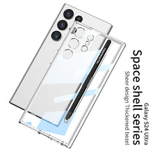 Load image into Gallery viewer, Transparent Protective Phone Case With Pen Box &amp; Stylus For Samsung Galaxy S24 Ultra Plus
