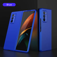 Load image into Gallery viewer, Luxury Plating Glass Case Anti-knock Protective Hard Edge Cover For Samsung Galaxy Z Fold 2 5G
