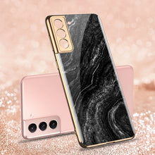 Load image into Gallery viewer, 2021 Fashion Plating Pattern Camera All-inclusive Electroplating Process Case For Samsung S21 Ultra S21 Plus S21
