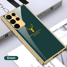 Load image into Gallery viewer, 2022 Luxury Deer Pattern Camera All-inclusive Electroplating Process Case For Samsung S22 S21 Series pphonecover
