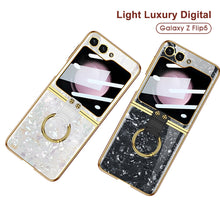 Load image into Gallery viewer, Electroplating Ring Bracket Suitable For Samsung Galaxy Z Flip5
