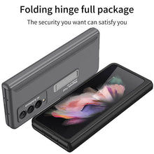 Load image into Gallery viewer, Amazing Magnetic Frame Plastic Stand All-included Case For Samsung Galaxy Z Fold 3 5G Mate X
