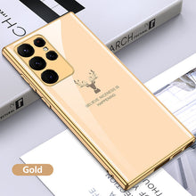 Load image into Gallery viewer, 2022 Luxury Deer Pattern Camera All-inclusive Electroplating Process Case For Samsung S22 S21 Series pphonecover
