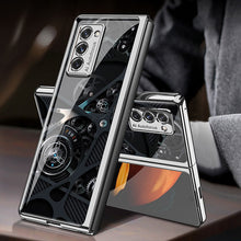 Load image into Gallery viewer, Luxury Plating Glass Case Anti-knock Protective Hard Edge Cover For Samsung Galaxy Z Fold 2 5G
