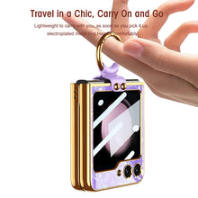 Load image into Gallery viewer, Electroplating Ring Bracket Suitable For Samsung Galaxy Z Flip5
