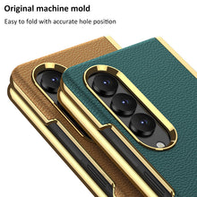 Load image into Gallery viewer, Samsung Galaxy Z Fold 4 5G Luxury Leather Ultra-thin All-inclusive Drop-resistant Protective Cover
