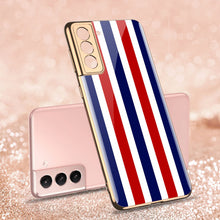 Load image into Gallery viewer, 2021 Fashion Plating Pattern Camera All-inclusive Electroplating Process Case For Samsung S21 Ultra S21 Plus S21
