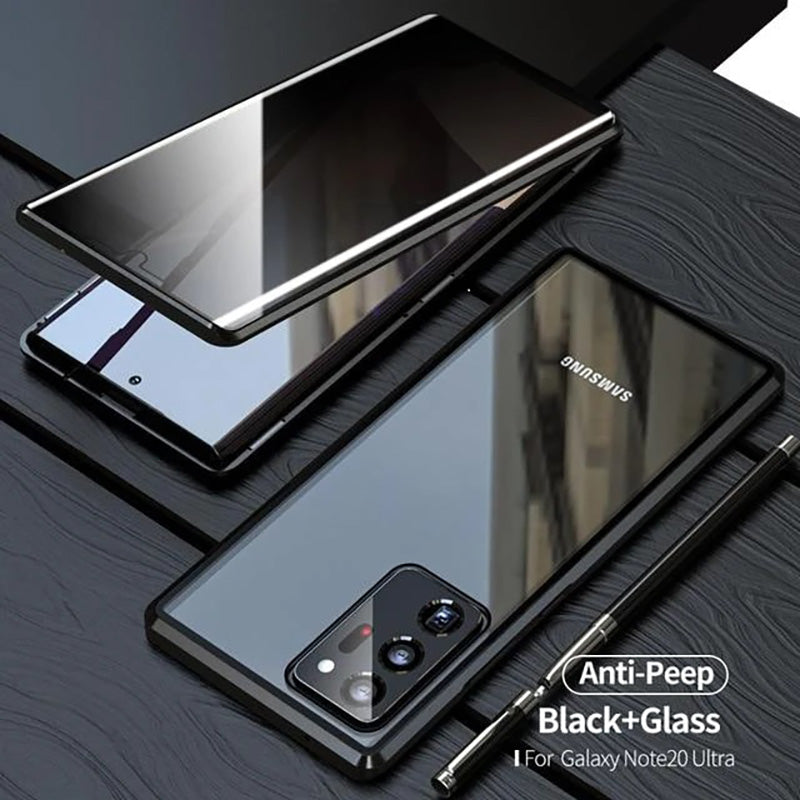 Samsung Magnetic Double-Sided Protection Tempered Glass Phone Case